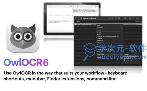 OwlOCR for mac(OCR文字识别工具)下载